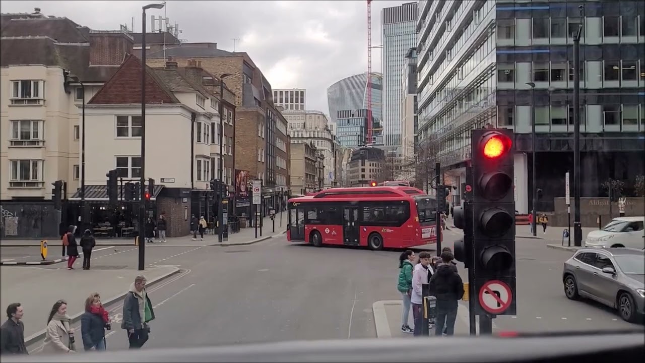 London Bus 205: From Stepney Green to Great Portland Street