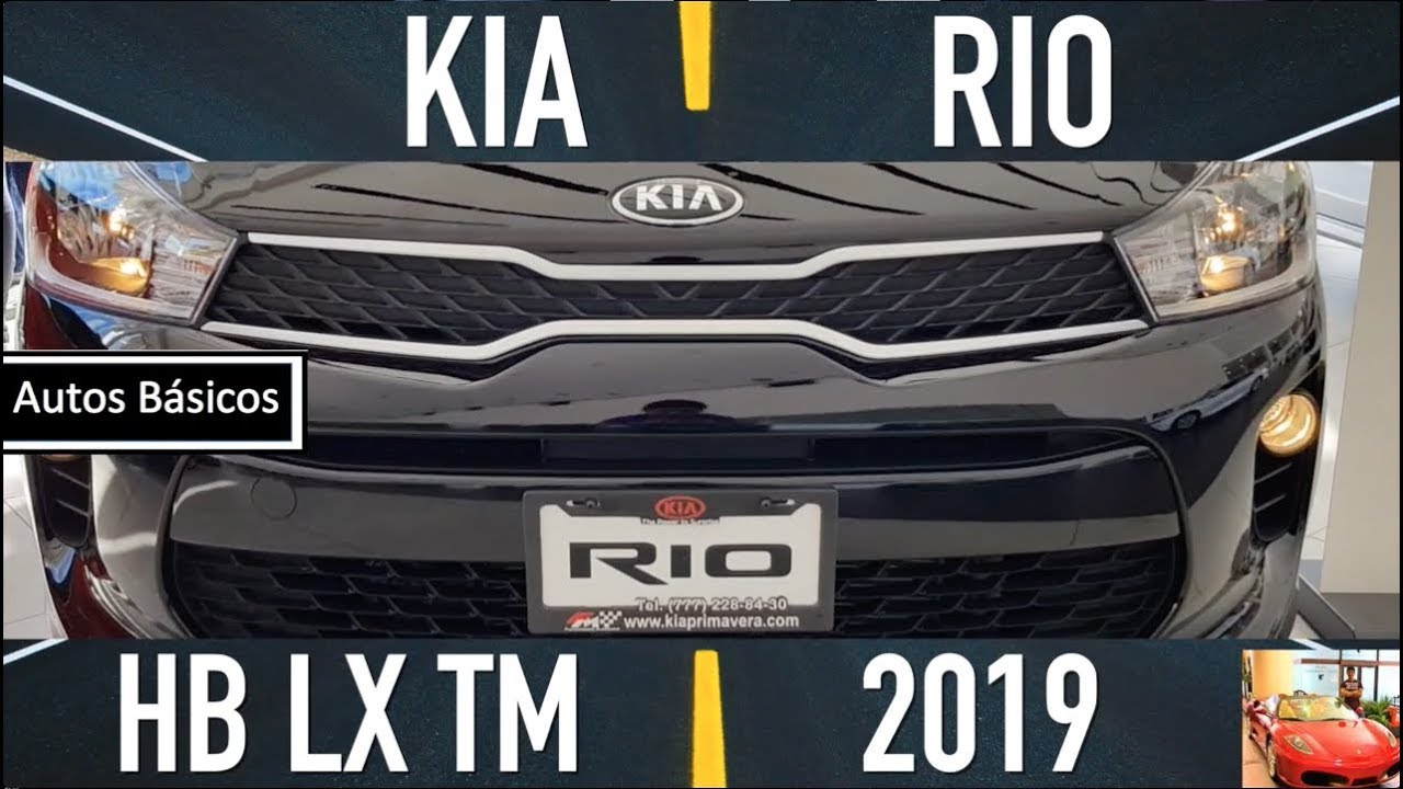 Kia Rio 2019 Hatchback Versión básica