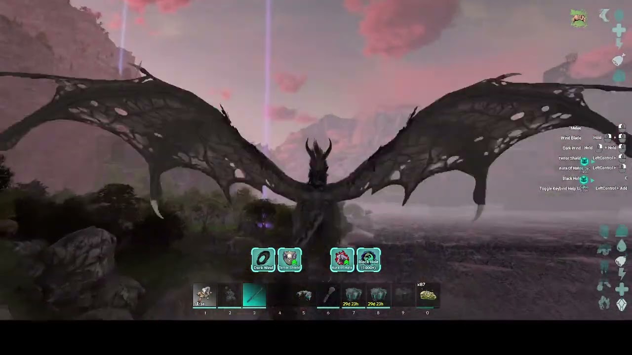 Zaha showing plant species X location in Ark Astraeos