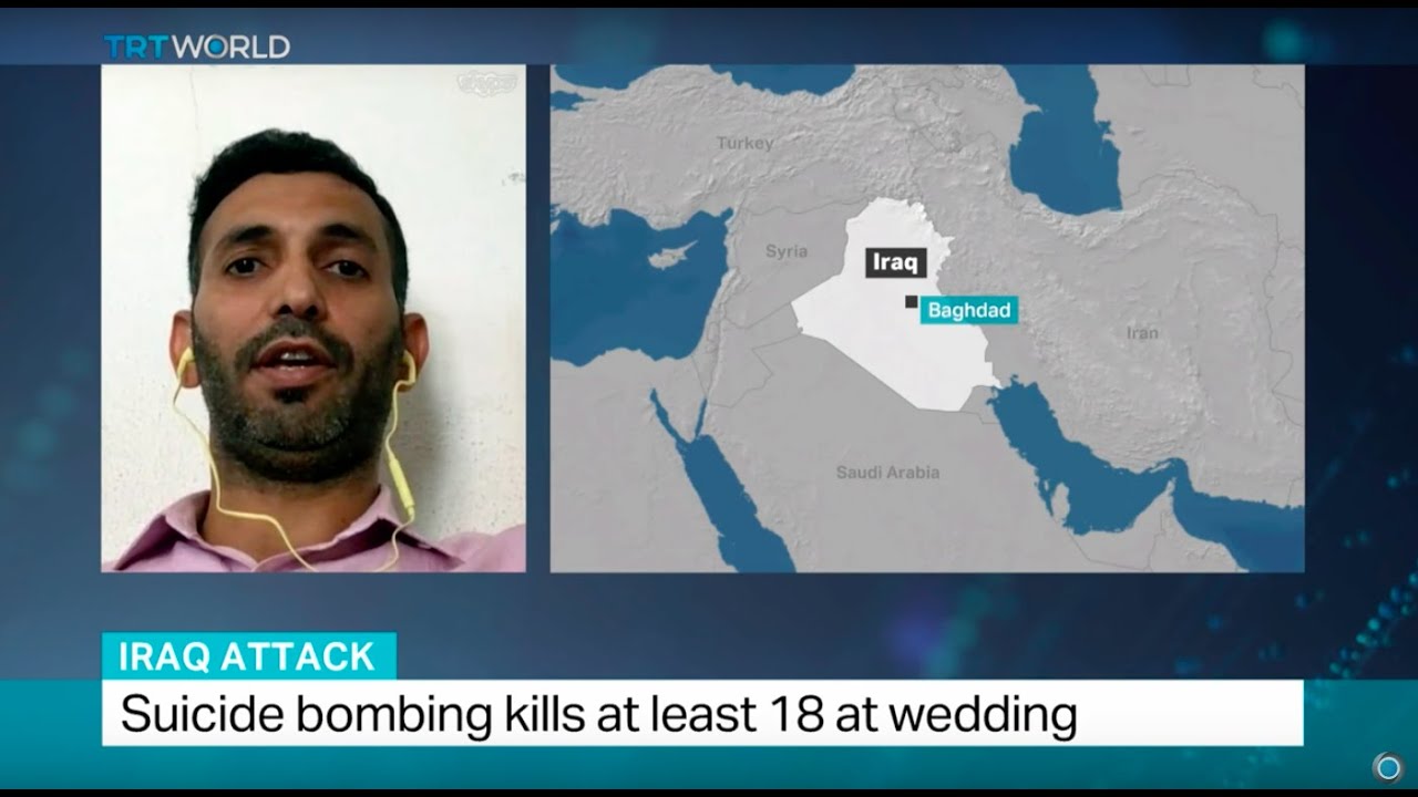 Iraq Attack: Suicide bombing kills at least 18 at wedding, Ammar Karim reports