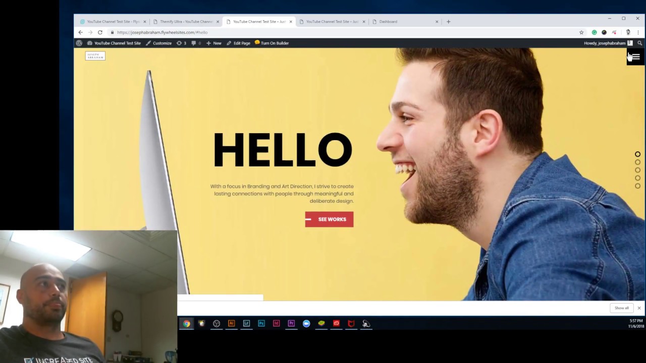 Making a New Site /w Themify's Ultra Theme, Portfolio Skin