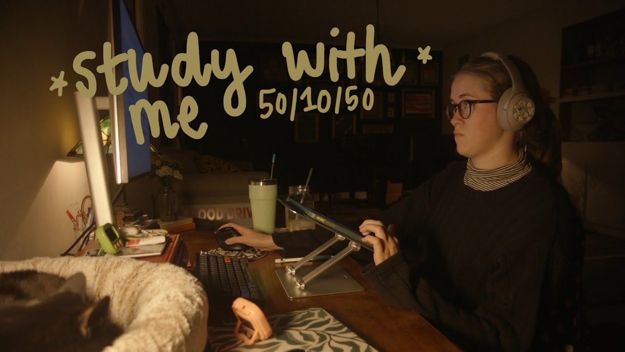 late night 2-hour study with me