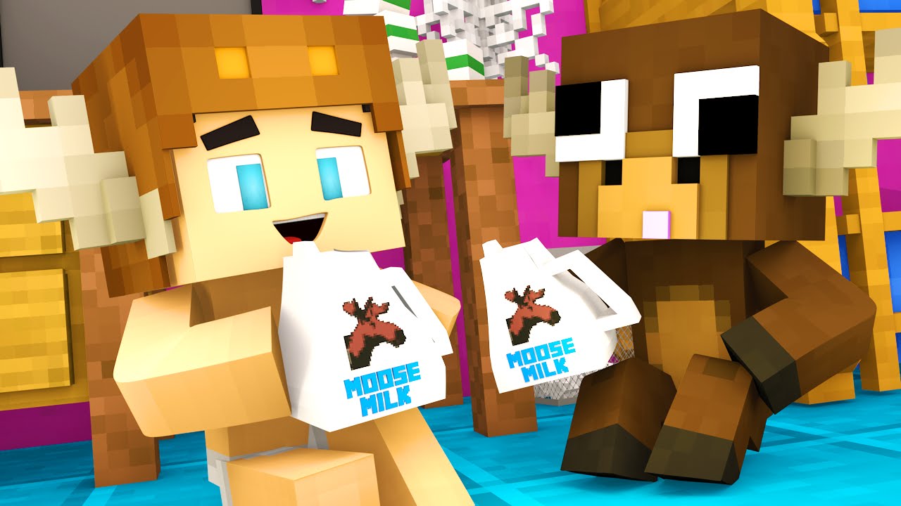 Minecraft Kindergarten - PET MOOSE ?! (Minecraft Roleplay) #4