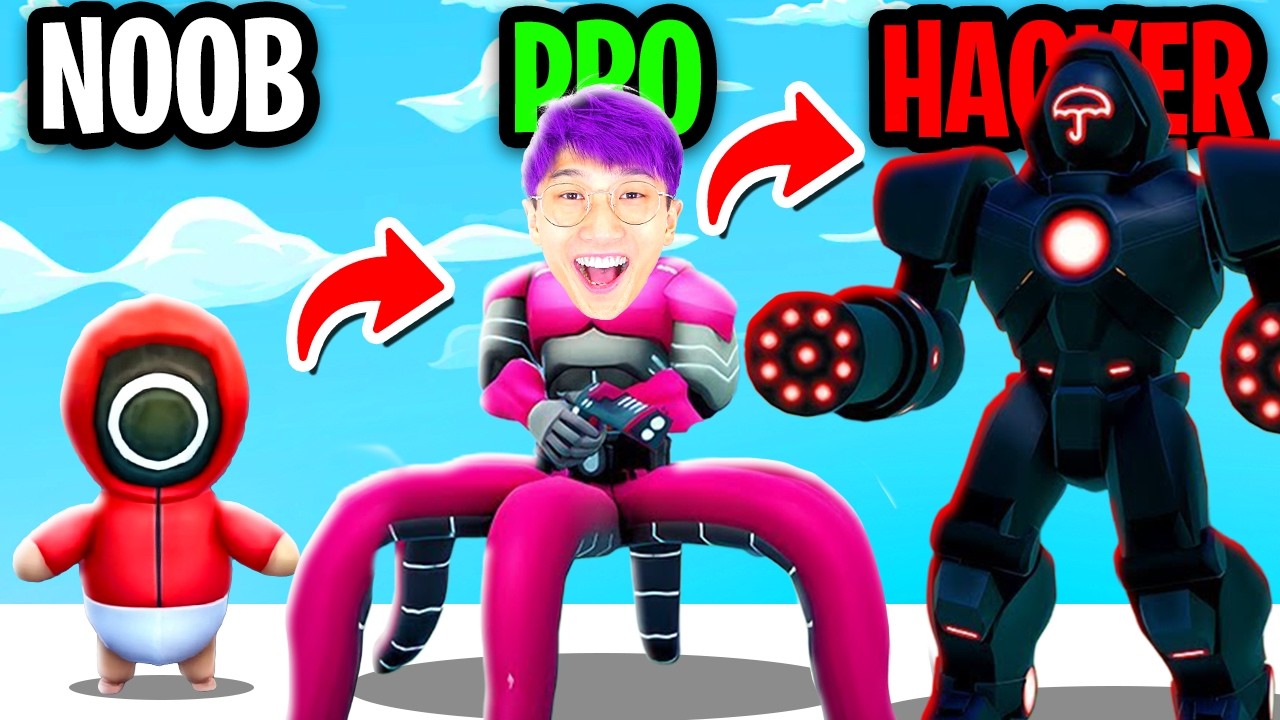 Начинаем сначала как НУБ в ЭВОЛЮЦИИ КАЛЬМАРА!? (Roblox Squid Game 3 МАКС. УРОВЕНЬ!)