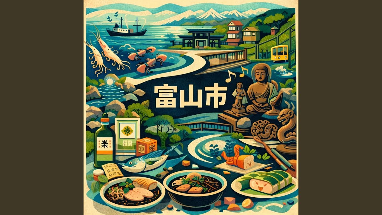 山と湾が一直線で結ばれる、水と光の富山市 TOYAMA city
