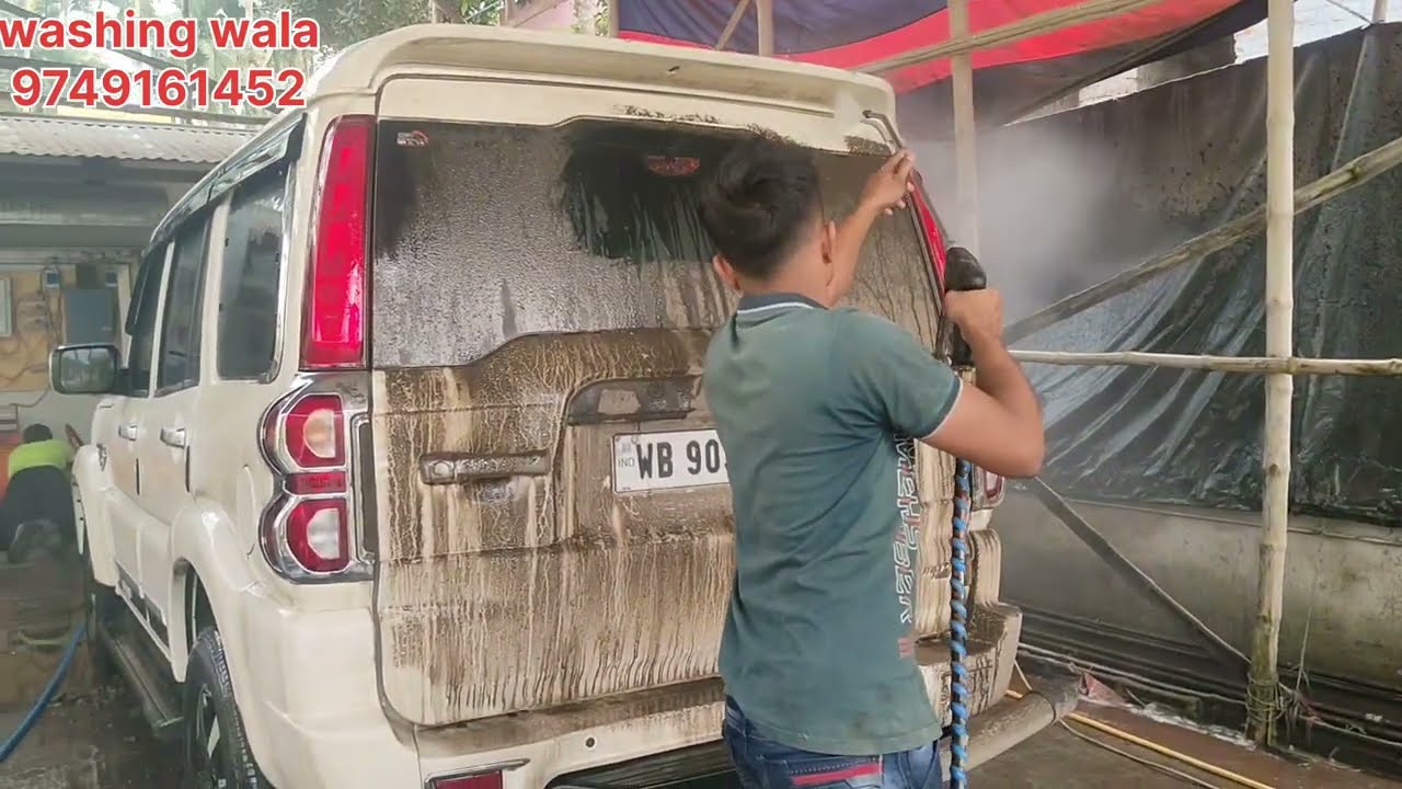 fully darty Scorpio classic foam washing || 