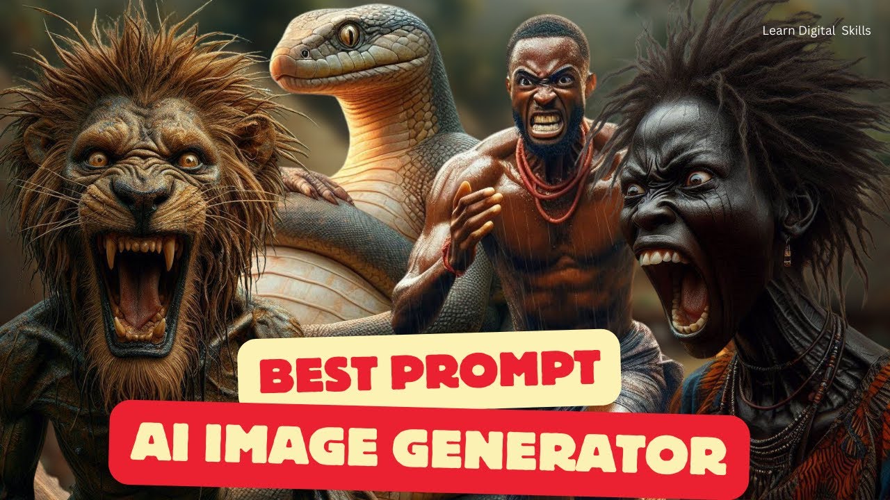 How to Write Prompt for AI Image Generator | African Folktale Stories