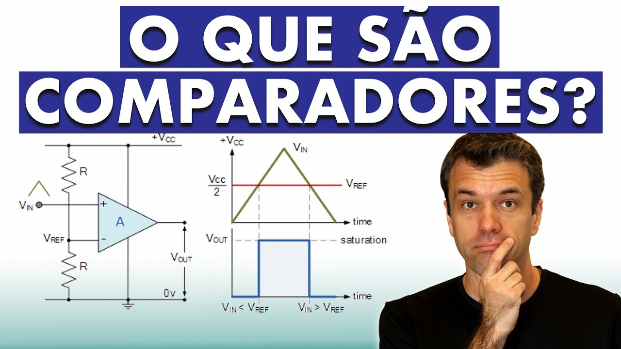 Como funciona um COMPARADOR? | Diferenças de um Amp OP | Histerese com comparador