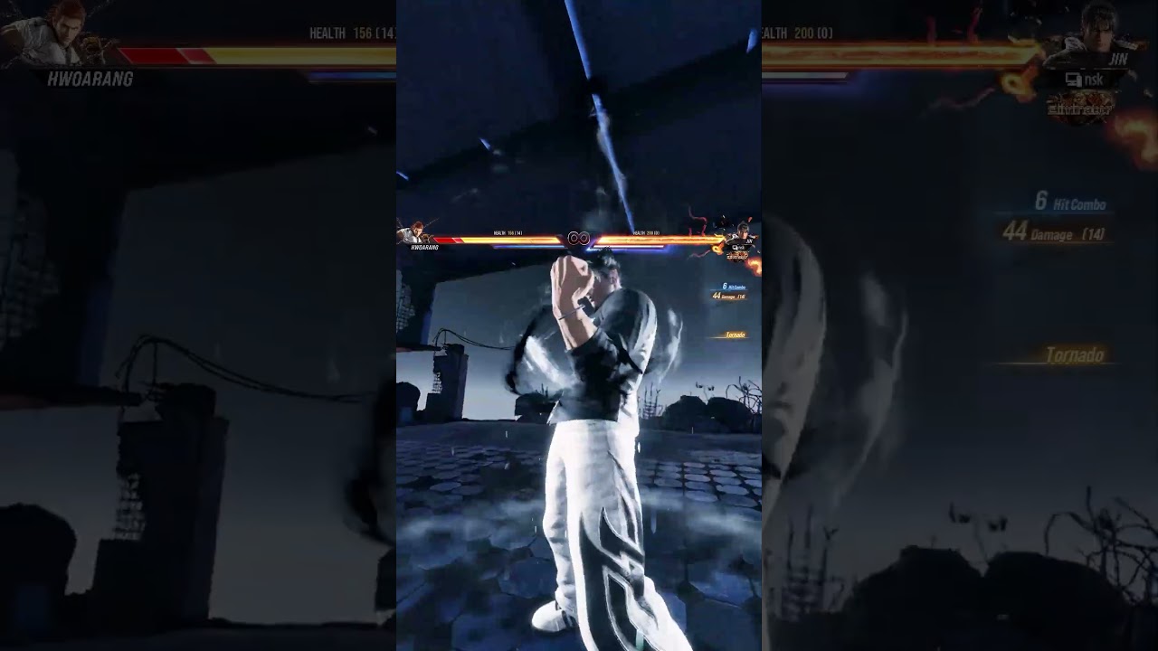 Appropriate combo to punish Hwoarang 👀 #jinkazama