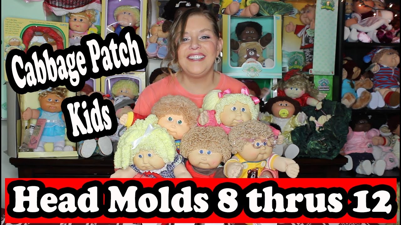 Cabbage Patch Kids Head Molds 8 thru 12