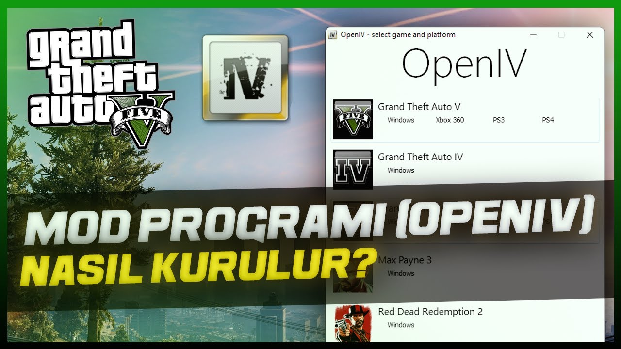 GTA 5 - MOD NASIL YÜKLENİR? - [OPENIV KURULUMU]