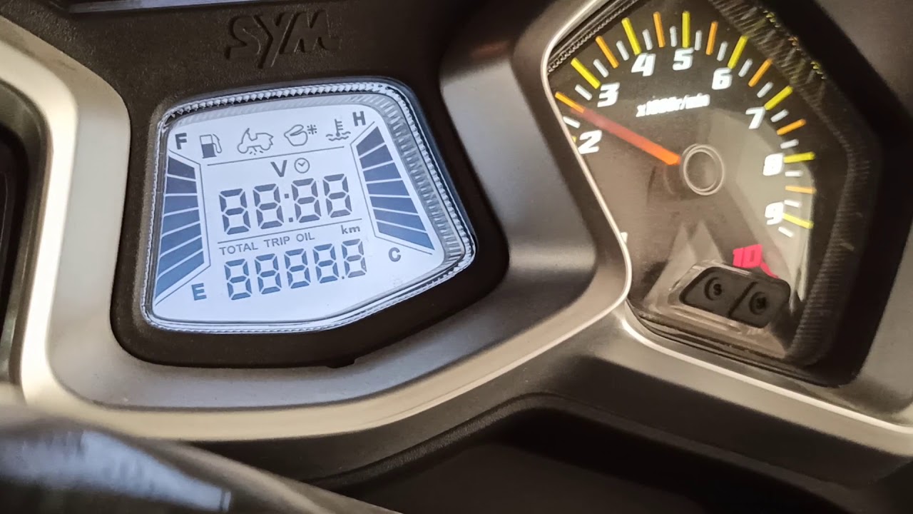 Borrar check oil en moto cruisym 125 de la marca SYM