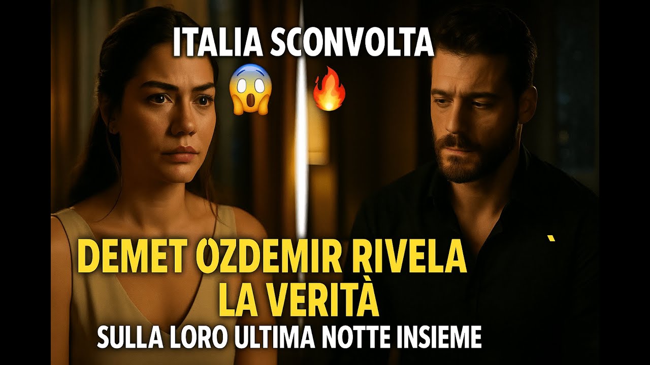 Italia sconvolta 😱🔥 Demet Özdemir rivela la verità sulla loro ultima notte insieme! #demetözdemir