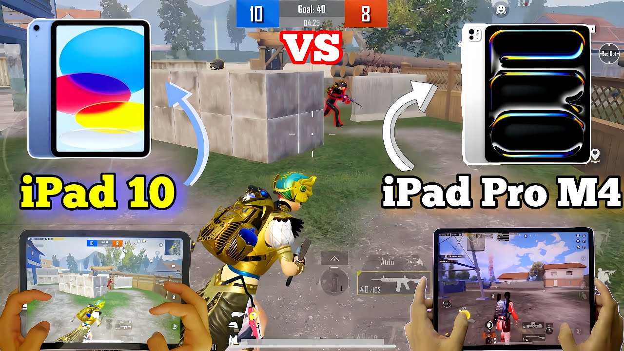 iPad Pro M4 VS iPad 10 Generation PUBG TDM Test | 2025 🔥