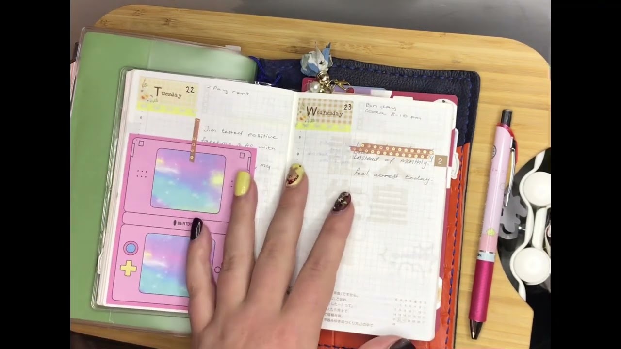 Edc flip through a6 hobonichi and b6 jibun techo