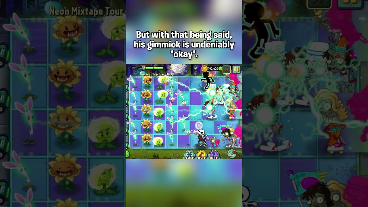 PVZ2's Lightning Reed Is Overrated.
