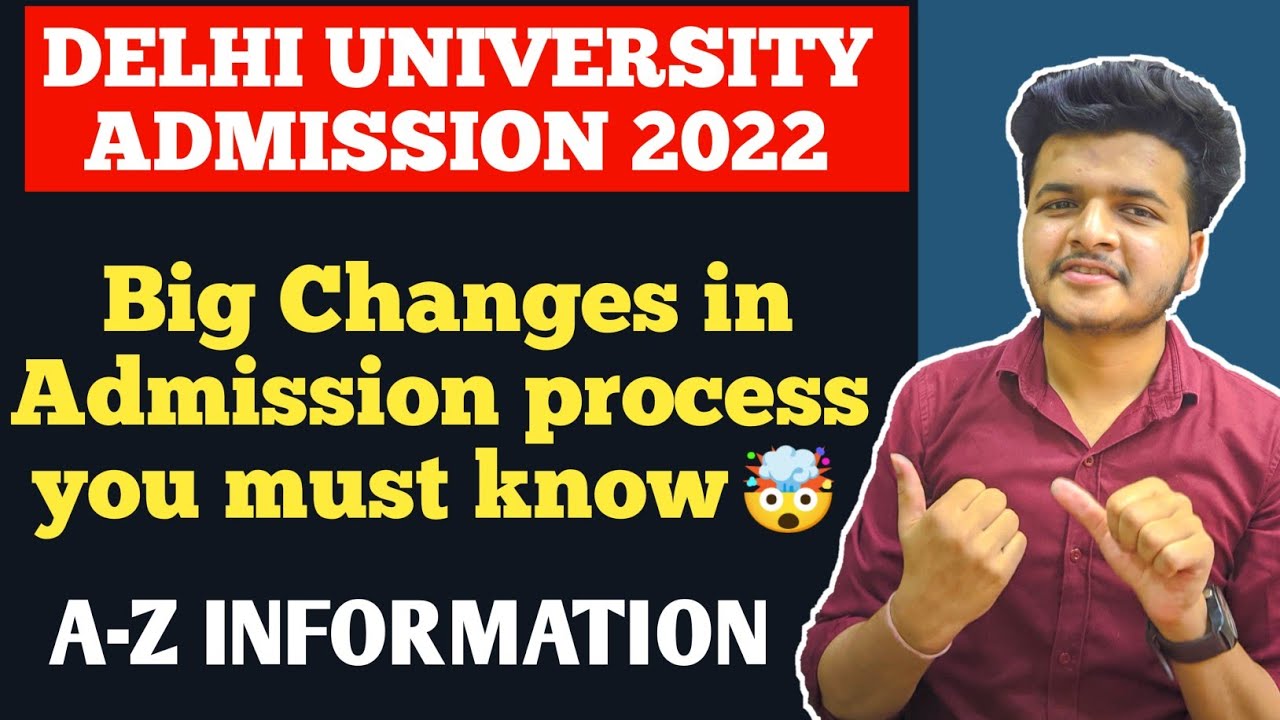 Delhi University Admission Process 2022🔥 || CUCET || DU Entrance Exam