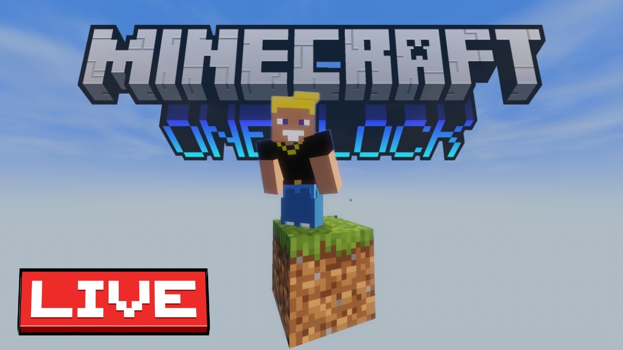 🔴 ZAPIS LIVE 🔴 GRAMY W MINECRAFT ONEBLOCK! | MC.IRONAGE.PL