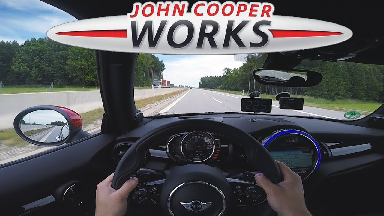 2018 MINI John Cooper Works | TOP SPEED on Autobahn ✔