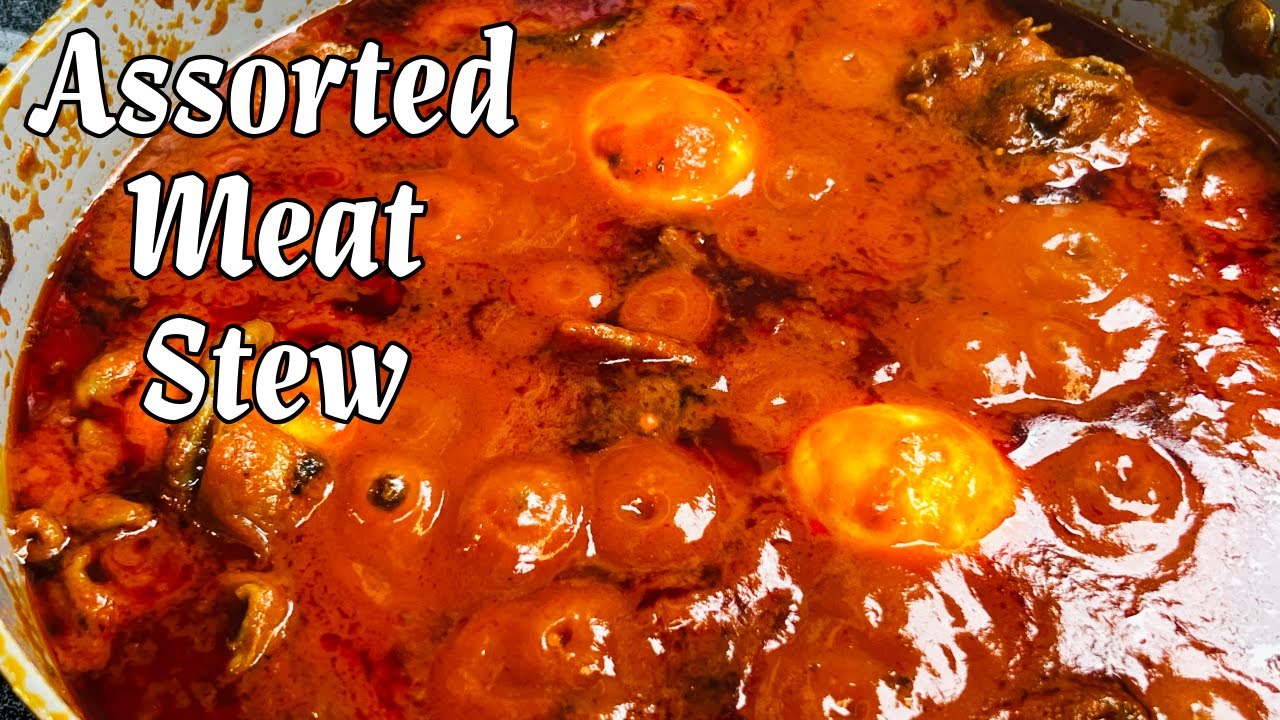 HOW TO MAKE ASSORTED MEAT STEW /ASSORTED GOAT MEAT STEW /NIGERIAN STEW RECIPE
