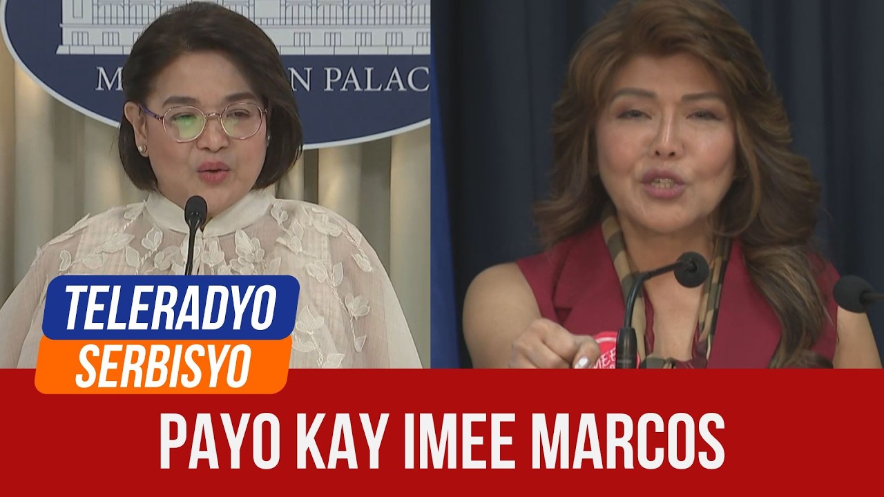 Palace to Imee Marcos: Review PH law on crimes against humanity | (25 March 2025)