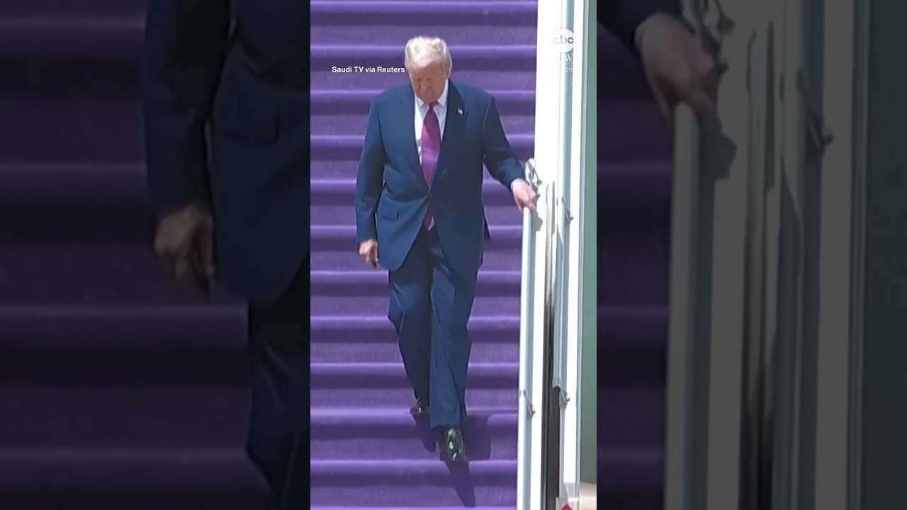 President Trump arrives in Saudi Arabia to kick off Gulf tour