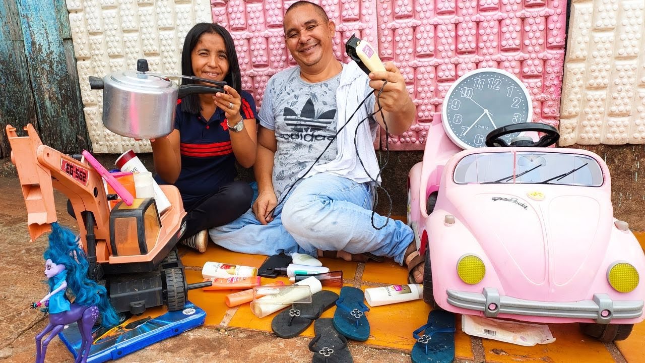SURPRESA DA RECICLAGEM| utensílios brinquedos aparelho elétrico👌