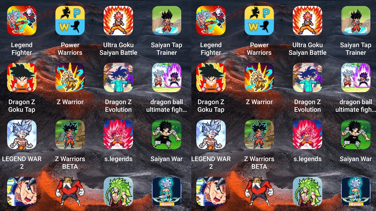 Legend Fighter,Power Warriors,Ultra Goku Saiyan Battle,Saiyan TapTrainer,Dragon Z Goku Tap,Z Warrior