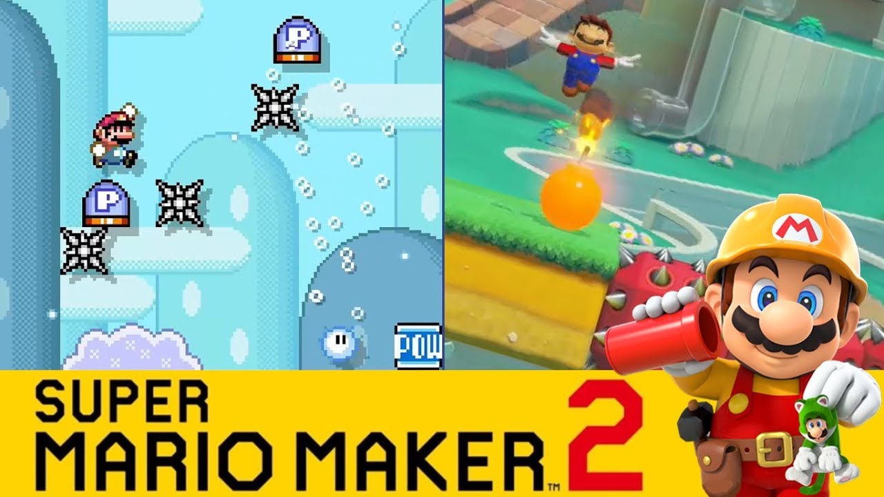 Primer Vistazo a Mario Maker 2: Probando Técnicas, Novedades y el Online - SMM2 (Switch) - ZetaSSJ