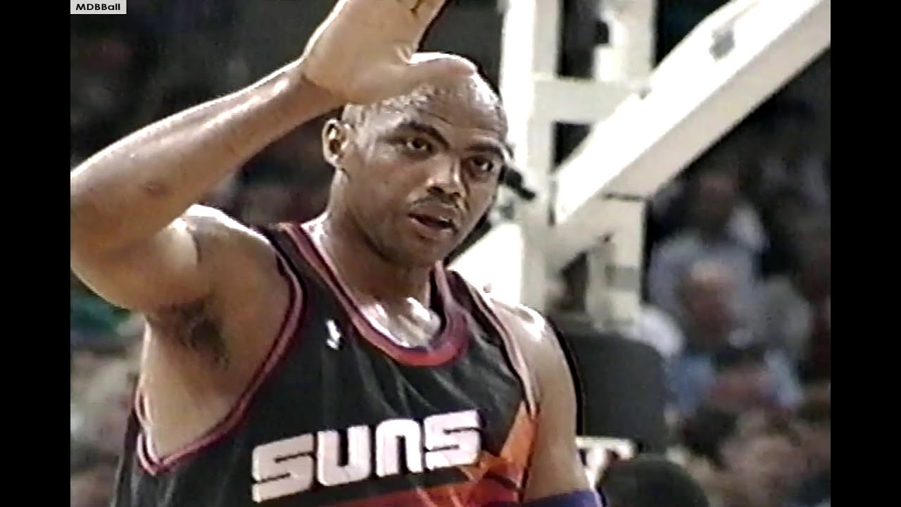 Charles Barkley At His Best! (47p) - Suns @ Blazers 1995 Playoffs R1 Game 3 NBA On TNT