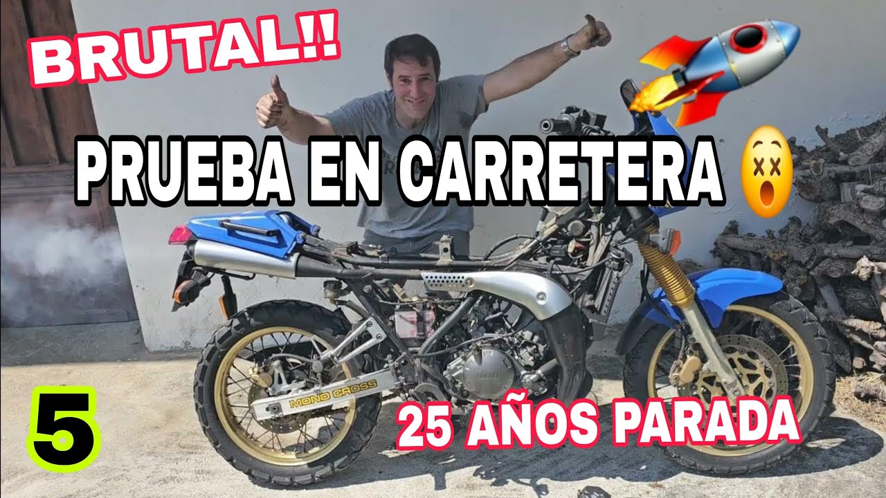 5 🚀 PRUEBA TRAS 25 AÑOS PARADA 😵🚀 UNA LOCURA!!! Moto YAMAHA TDR 250 2T
