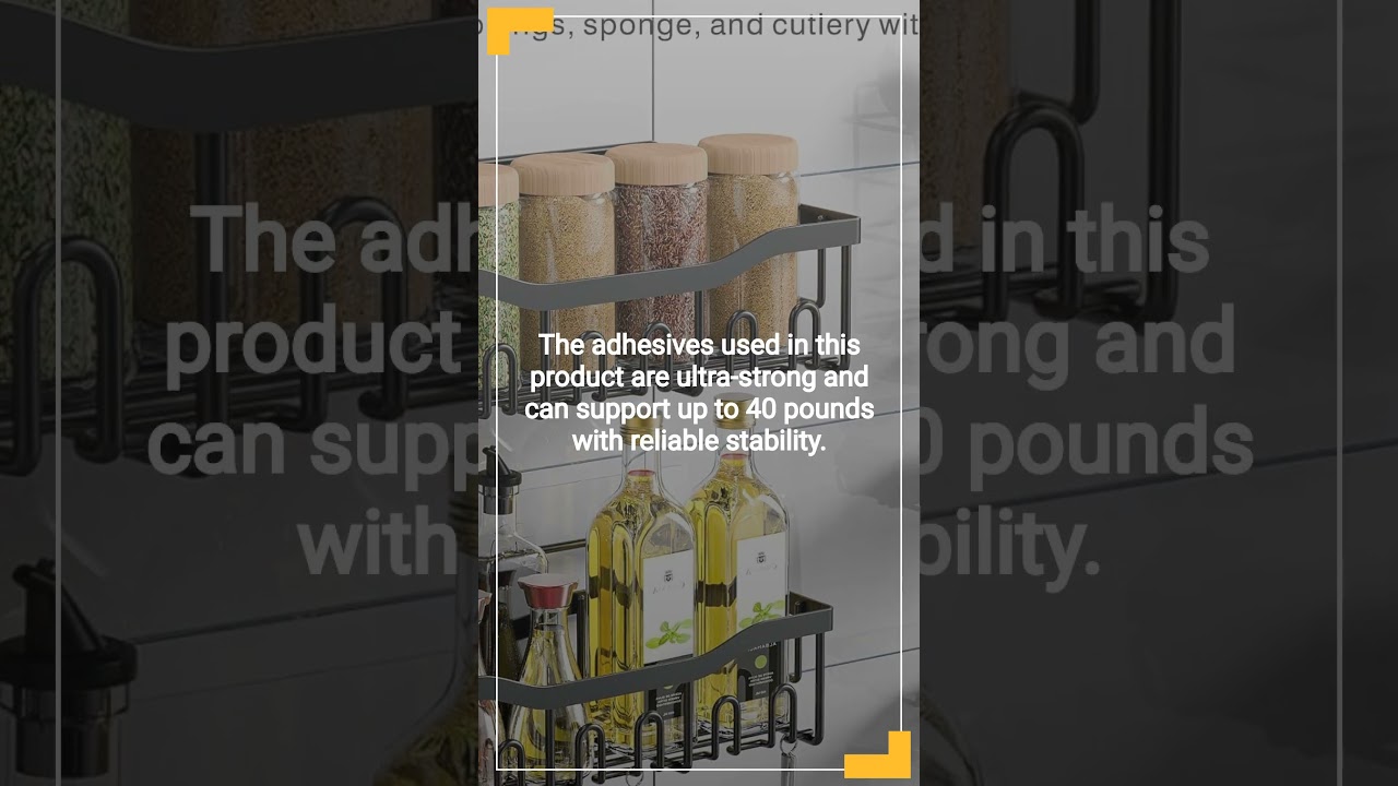 Adhesive Shower Caddy, 5 Pack Rustproof Stainless Steel Bath Organizers With Large Capacity.
