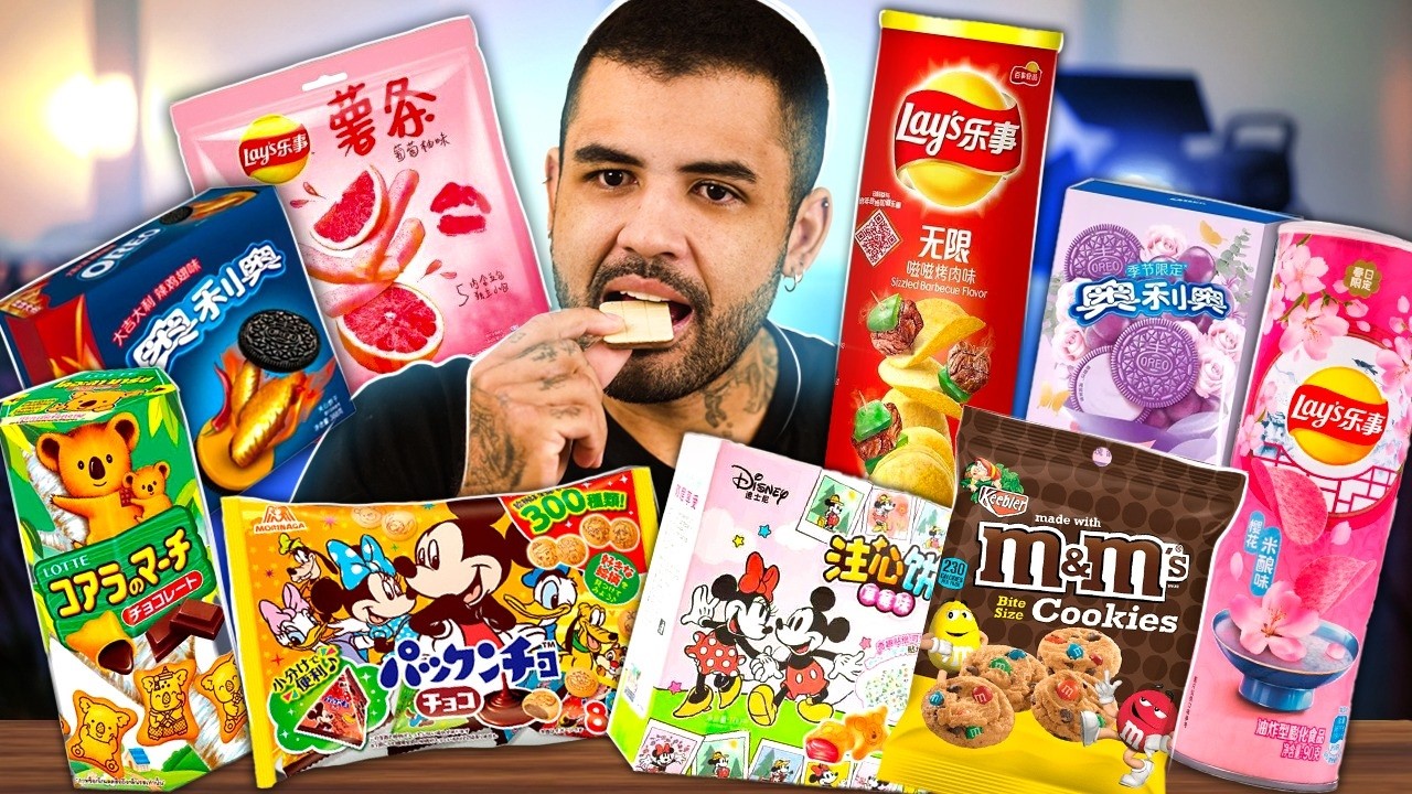 PROVANDO TODOS OS BISCOITOS EXÓTICOS QUE COMPREI - O GOSTO É BOM?