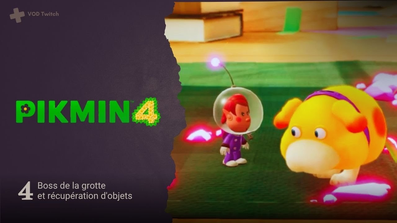 🌱 VOD Découverte #4 | Pikmin 4 | Exploration de la grotte et retour dans le niveau