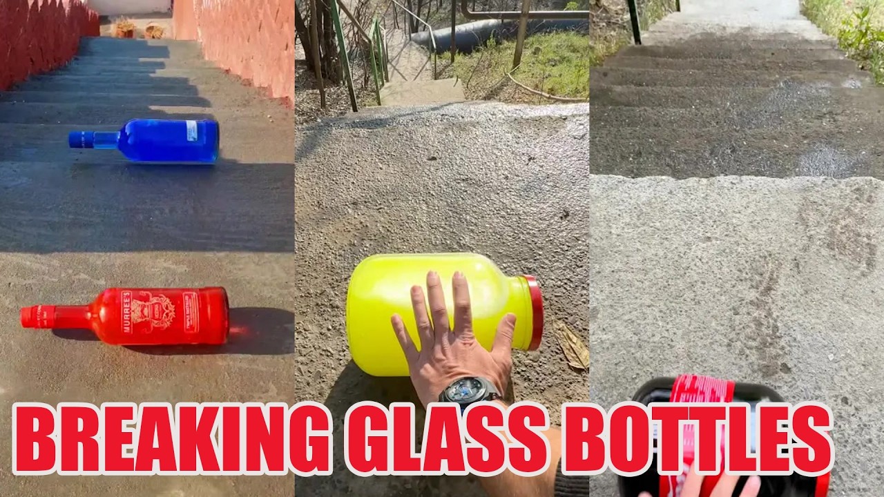 2 HOUR Breaking Glass Bottles and Balloon Drops 🔥 #asmr #satisfying #satisfyingvideo
