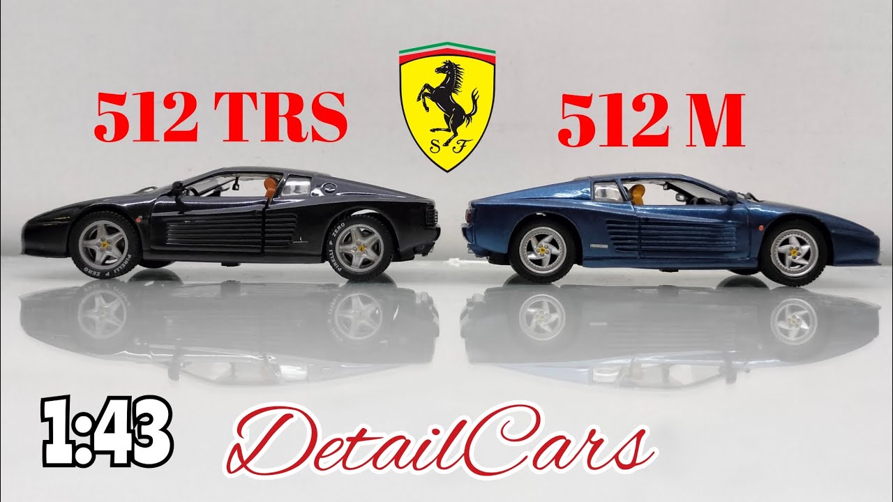 Обзор моделей Ferrari 512 M и 512 TR 1:43 Detail Cars