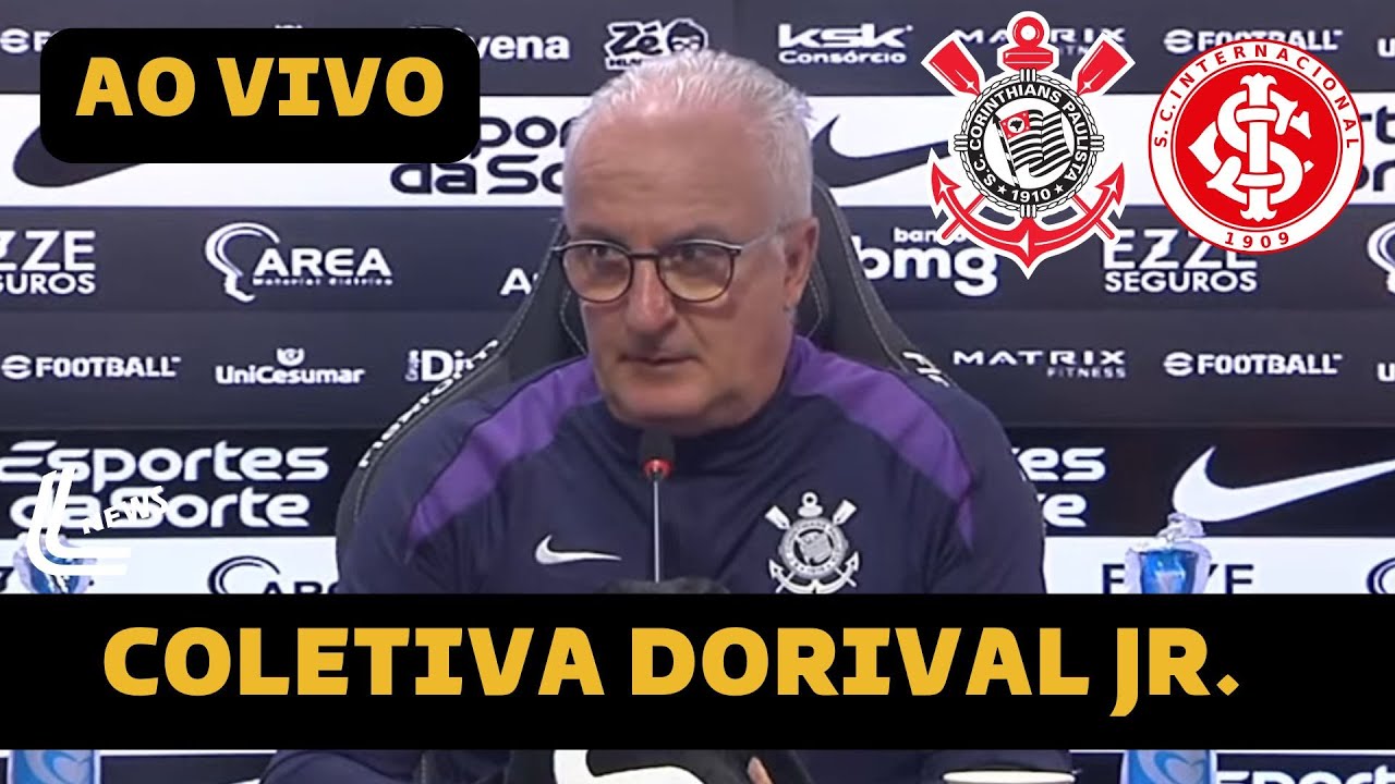 COLETIVA DORIVAL JR AO VIVO - CORINTHIANS X INTERNACIONAL DIRETO DA NEO QUÍMICA ARENA - BRASILEIRÃO