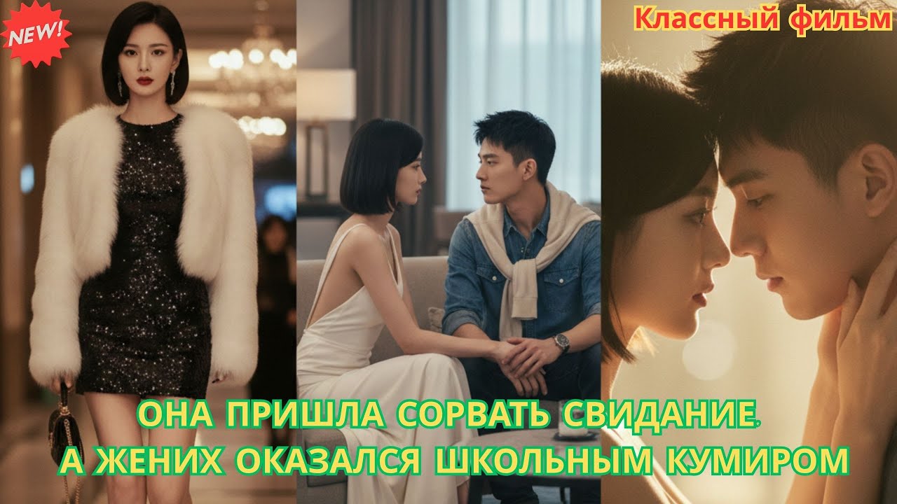 Она пришла сорвать свидание,а жених оказался школьным кумиром #драма #романтика #судьба #женскаясила
