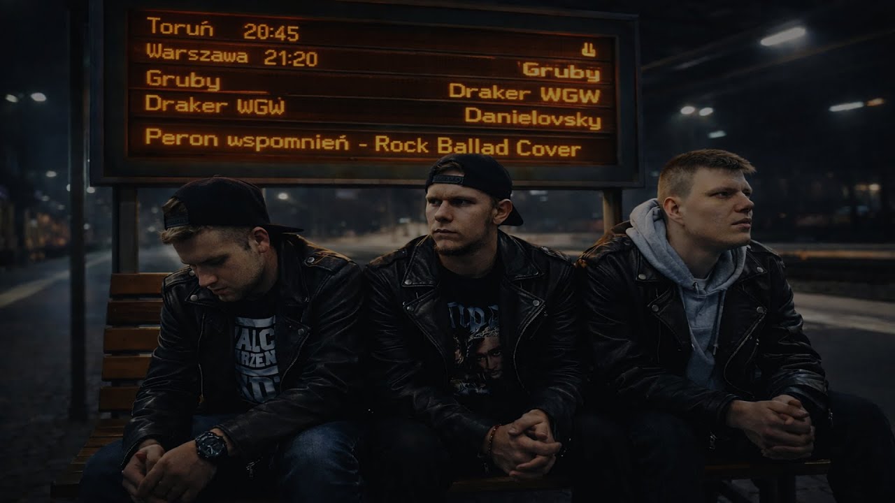 Gruby x Draker WGW x Danielovsky - Peron wspomnień |Rock Ballad Cover| #aicover