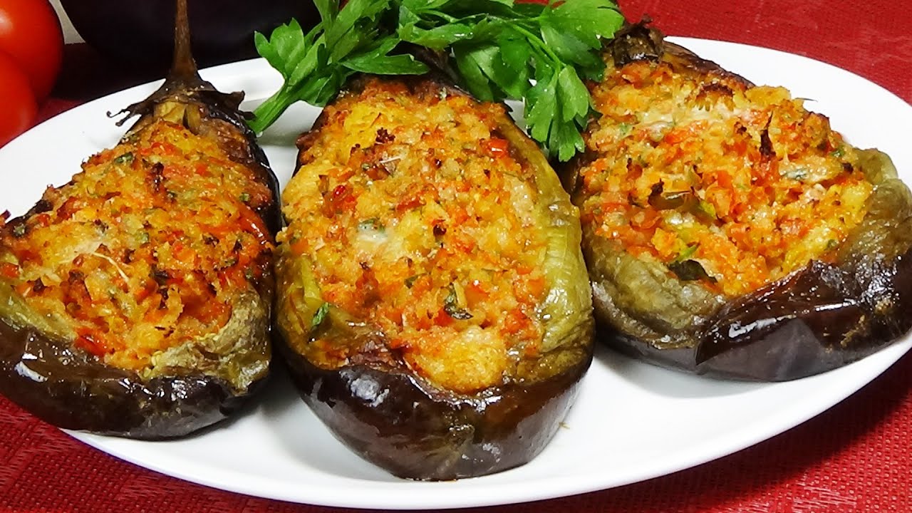 Ленивый РЕЦЕПТ семейного ужина! ЗАПЕЧЕННЫЕ ВКУСНЫЕ БАКЛАЖАНЫ!