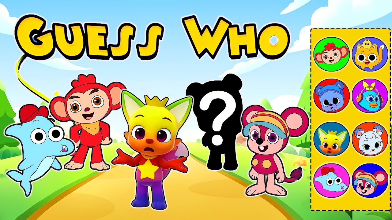 Shadow Guessing Game🔍😲Who’s the Mystery Character with Pinkfong, Jordi, Poki & Baby Shark? 👤| Puzzle