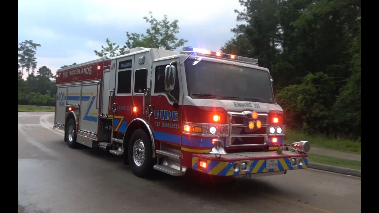 Best of The Woodlands Fire Department Responses (Part 1)