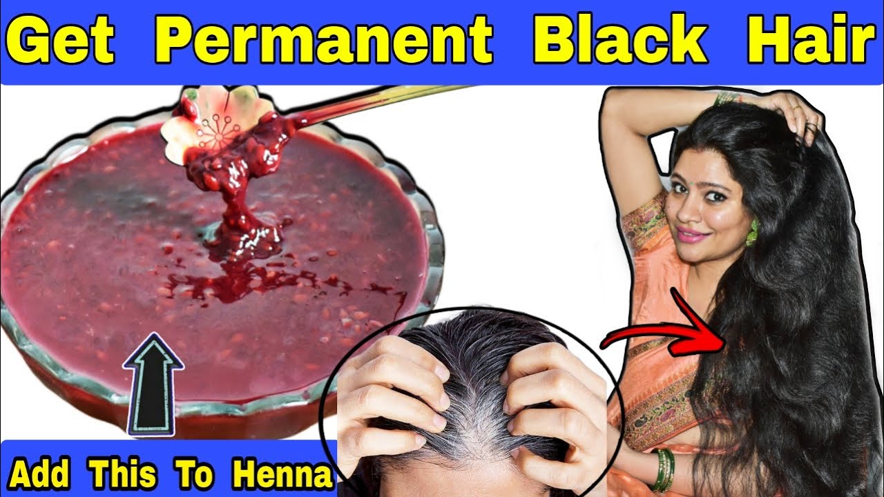 Use This Into Henna To Make Your Hair Black & After Henna Hair Treatmentबालों को काला बनायें ।