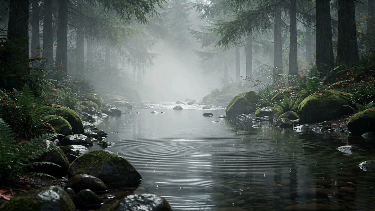 Mountain Creek in Canada | 3 Hours Relaxing Water Sounds for Overnight Sleep