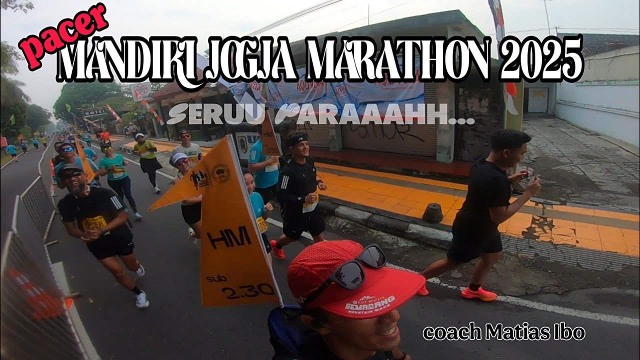 Bertugas PACER Mandiri Jogja Marathon 2025 FULL HAPPY