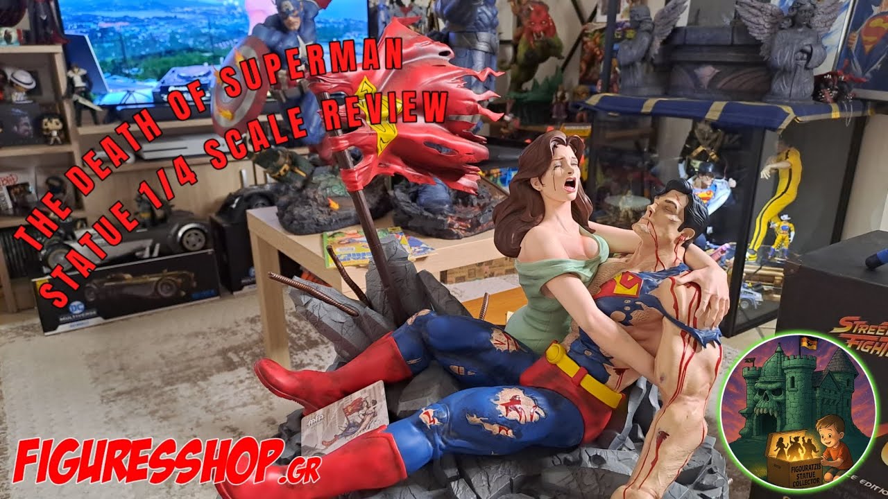 The Death of Superman custom statue 1/4 Scale by MFA Collectibles Review