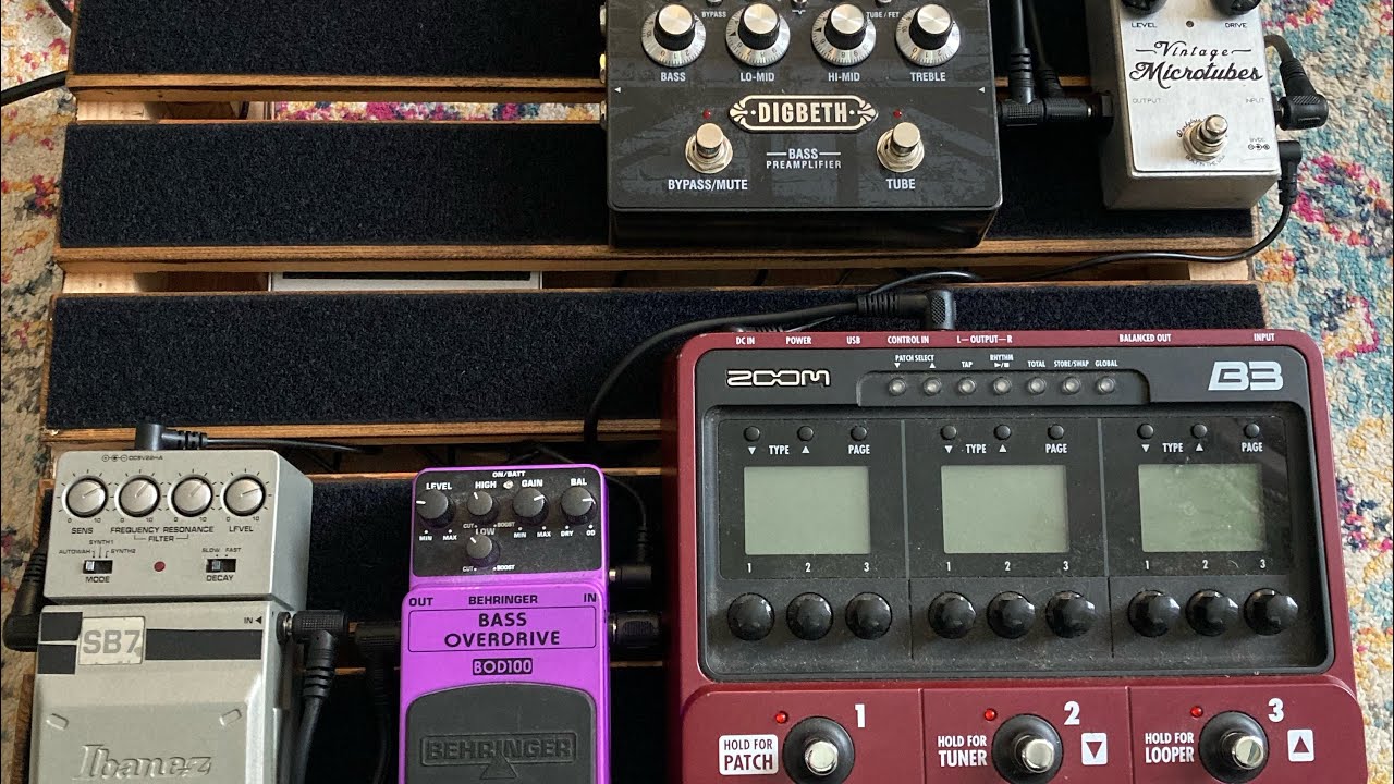 Building a Bass Pedalboard for Doom/Metal/Stoner/Rock