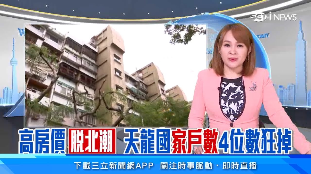 高房價現「脫北潮」！台北市家戶數「六都唯一」減少3673戶｜房地產新聞｜訂閱@94要賺錢看更多 財經新聞