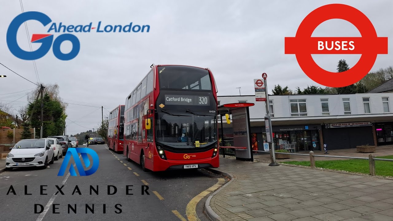 GoAhead Metrobus: 320 from Biggin Hill Valley to Catford Bridge ( Alexander Dennis Enviro 400