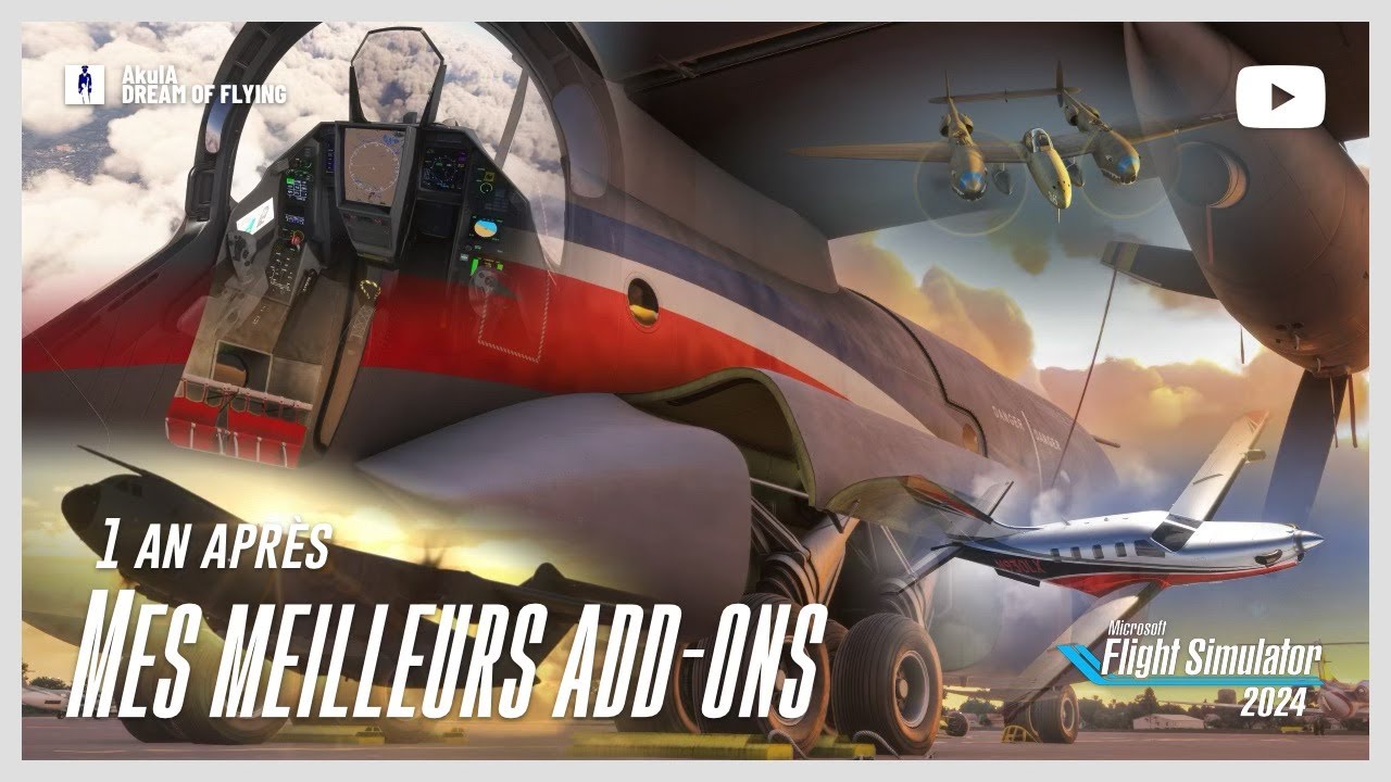 1 an de Microsoft Flight Simulator 2024  ! Mes meilleurs addons !